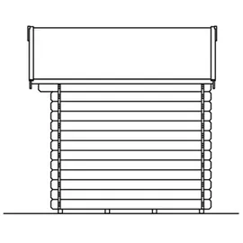 SKANHOLZ Porto 2,50 x 2,00 m natur