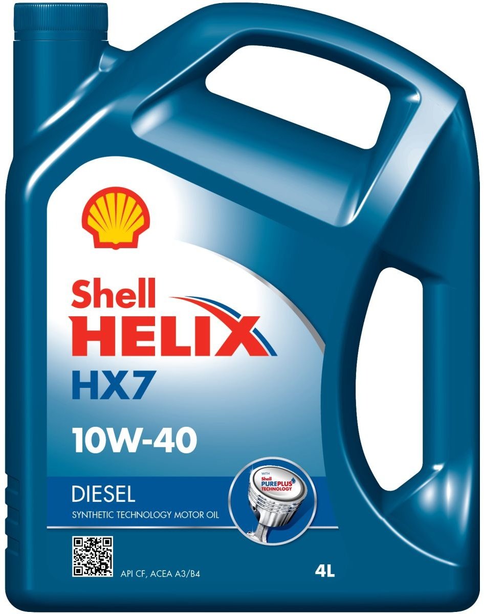 Huile moteur SHELL Helix Diesel HX7 10W40 4L