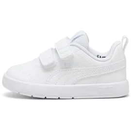 Puma Courtflex V3 Kinder Weiß/Silber 22