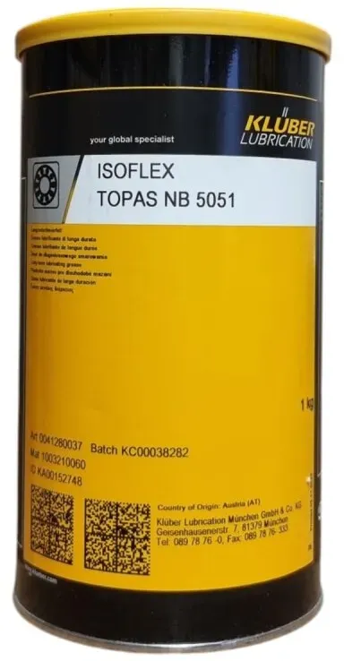 Klüber ISOFLEX TOPAS NB 5051, 1 Kg Dose