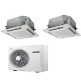 AUX - Dual Split-Kassetten-Klimagerät 12+12 mit AM3-H24 R-410 12000+12000