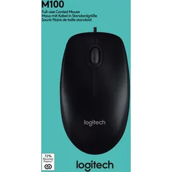 Maus M100, USB, anthrazit