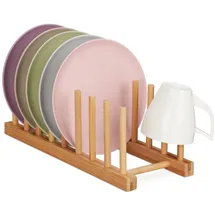 Relaxdays Abtropfgestell 34 x 12 x 12,5 cm Farbe Hellbraun