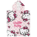 HELLO KITTY Badeponcho für Kinder Hochwertiger Frottee aus Microfaser