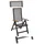 Merxx Itanos Gartensessel 59,5 x 71 x 115 cm grau klappbar