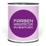 Buntlack PU Satin Decklack Premium Acryl Lack RAL sdgl. Renovierfarbe 1L Holzfarbe Küchenfronten, Bootslack, Türen, Farbe: ca. RAL 7042 Verkehrsgrau A, Größe: 1L