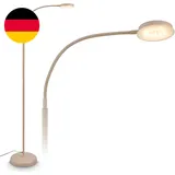 BRILONER - Stehlampe Mit Touch, Dimmbar, Schwenkbar, Memoryfunktion, Leselampe,