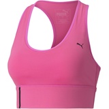 Puma Damen Mid Impact Long Line BH, Luminous Pink, XL