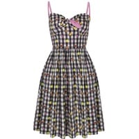 Hell Bunny - Rockabilly Kleid knielang - Fruitylou Dress - XS bis XL - für Damen - Größe M - multicolor - M