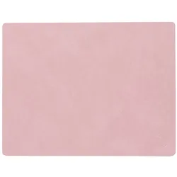 LINDDNA Tischset Nupo M Square Leder Rosa Rose (Medium)