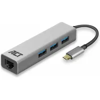 Act AC7055 USB C), Dockingstation + USB Hub, Grau