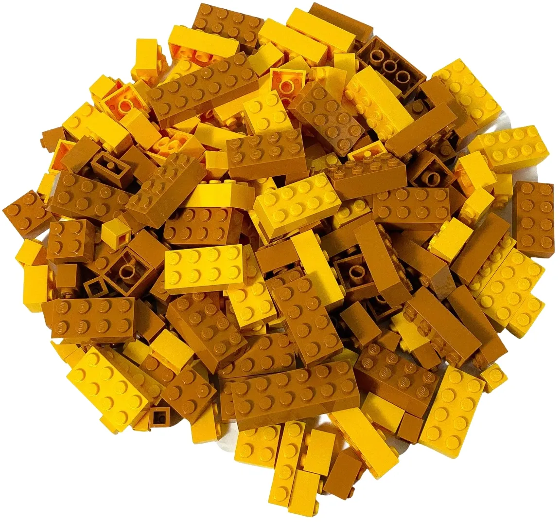 LEGO® Steine Hochsteine Gelb & Nougat - Teile 1000x