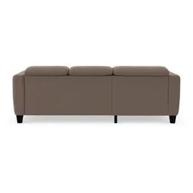 sit&more Ecksofa SIT & MORE "Belluci L-Form", grau (taupe), B:247cm H:85cm T:170cm, Sofas, Ecksofa, inklusive Federkern, wahlweise mit Bettfunktion und Bettkasten