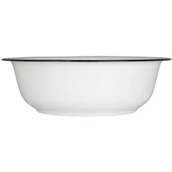 IB Laursen Waschschüssel Emaille, Höhe 11,5 cm, Ø 36 cm, weiss