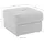 exxpo - sofa fashion Hocker EXXPO - SOFA FASHION "Lotos komfortabler Hocker mit tollen Verarbeitungsdetails", weiß (altweiß), B:65cm H:44cm T:65cm, Hocker, Hocker