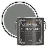 Rust-Oleum kratzfeste Kreidefarbe Bodenfarbe in mattem Finish -Fackelgrau 2.5L