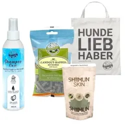 Bellfor Körperpflege-Sparset mit rückfettendem Hundeshampoo