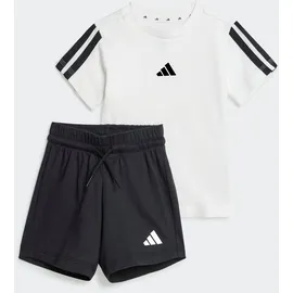 adidas Unisex Baby Essentials Set Track Suit, white/black, 3-4 Years