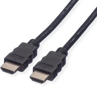 Roline HDMI High Speed Kabel mit Ethernet, schwarz, 1,5