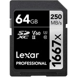 Lexar SDXC Professional 64GB Class 10 UHS-II V60