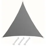 AMANKA Sonnensegel 200 x 200 x 200 cm grau
