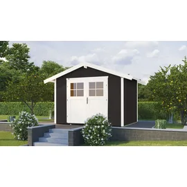 Weka Gartenhaus 122 3,00 x 2,35 m anthrazit