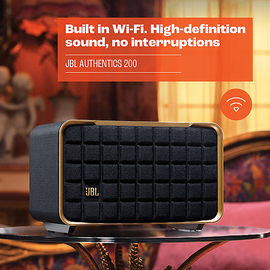 JBL Authentics 200 Smart Home Lautsprecher, Bluetooth, Schwarz