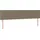 vidaXL Boxspringbett mit Matratze Taupe 180x200 cm Stoff