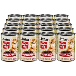 Attica Katzennahrung Rind 415g, 20er Pack