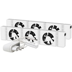 SpeedComfort Heizkörper-Ventilator Duo-Set - geeignet für Heizkörper und Konvektoren von 75-120 cm Länge