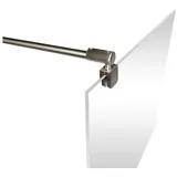 Schulte Stabilisator Für 5-8 Mm Glas, Kürzbar Und Winkelbar, Haltestange Für Glas/wand Stabilisation, Wandhalterung Für Duschwand, Edelstahloptik, Individuell Kürzbar, 150 Cm - Schulte