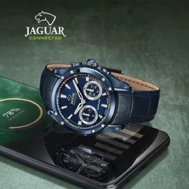 Jaguar Connected J961/1 Leder blau 44 mm UJ961/1