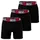 Diesel MAX-D-CORE Boxershorts Schwarz S 3er Pack