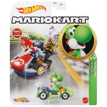Mattel GBG25 - Hot Wheels Mario Kart Yoshi Pipe Frame grün 1:64