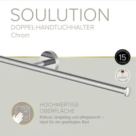 Lenz Soulution Handtuchhalter verchromt 60 cm