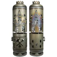 Zwergen Pyramide Feuerstelle Feuertonne Gartenzwerg Heinzelmännchen