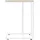 ML-Design Beistelltisch C-Form Weiß-Eiche, 45x25x64 cm, Metallgestell