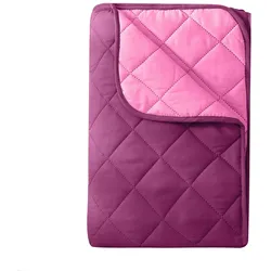 wometo Microfaser Sommer Steppbett 155x220 lila & pink / OEKO-TEX / kochfest 95° / Leichtsteppbett für heiße Tage / ohne Bezug verwendbar