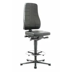 bimos Arbeitsdrehstuhl All-In-One schwarz Kunstleder