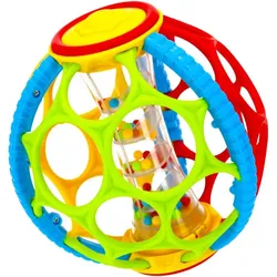 Bam-Bam Rattle Silicone Bamboo Puzzle Activity Spielzeug mit Rassel 6m+ 1 St.