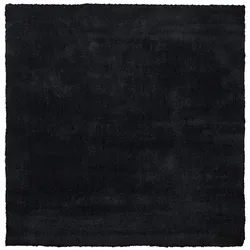 Teppich schwarz 200 x 200 cm Shaggy DEMRE