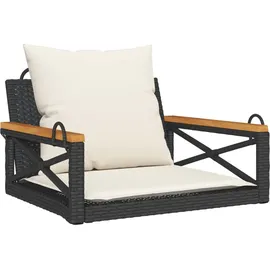 furnicato Hängesessel 63 x 62 x 40 cm Schwarz