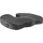 Powerton Orthopädisches Kissen, druckfeste Kunststoffspitze, ergonomisch, schwarz, Schaum mit Memory-Effekt,
