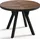 WFL GROUP Designer Runder Ausziehbarer Esstisch 100 x 76 x 100 cm braun