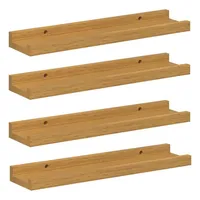 VidaXL Wandregal 40 x 9 x 3 cm Beige