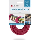 Velcro One Wrap® Strap 20mm x 150mm, 25 Stück, rot