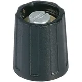 OKW A2610040 A2610040 Drehknopf mit Zeiger Schwarz (Ø x H) 10mm x 14mm 1St.