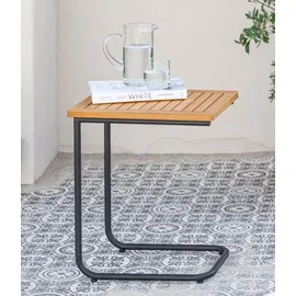 Dehner Beistelltisch 55 x 47 x 35 cm Schwarz/Braun
