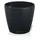 LECHUZA Classico Color 43 Komplettset Ø 43 x 40 cm schiefergrau