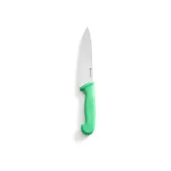HENDI Profi Küchenmesser Kochmesser, PP Griff grün 842614 , 1 Messer, Klingenlänge: 18 cm